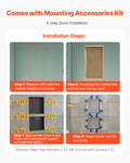 VEVOR Shower Niche 40.6x61cm Recessed Wall Organizer Bathroom Storage