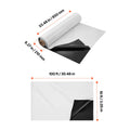 10Mil Plastic Sheeting Roll 10 x 100 FT Heavy Duty Black & White