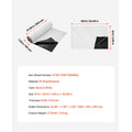 6Mil Plastic Sheeting Roll 10 x 100 FT Heavy Duty Film Black & White