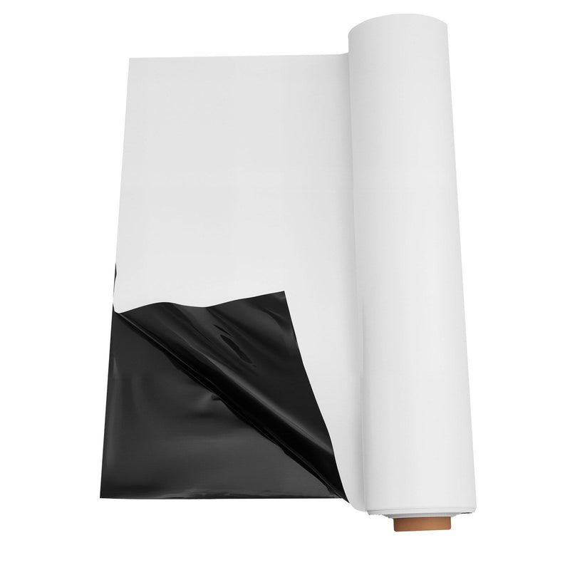 14 Mil Plastic Sheeting 10m x 100m Heavy Duty Black White