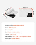 14 Mil Plastic Sheeting 10m x 100m Heavy Duty Black White