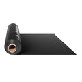 6Mil Black Plastic Sheeting Roll 24x100ft Heavy Duty Polyethylene