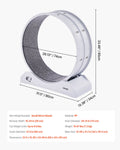 Cat Exercise Wheel 31.5in Large Running Wheel Brake Carpet