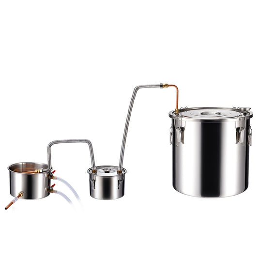 Moonshine Still Water Alcohol Distiller 13.2Gal w/Thumper Keg & Water Pump