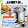 Moonshine Still 3 Gallon Alcohol Distiller Stainless Steel Water Pump