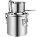 Moonshine Still 3 Gallon Alcohol Distiller Stainless Steel Water Pump