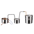 VEVOR Moonshine Still 3 Gal Alcohol Distiller Thumper Keg Water Pump