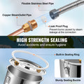 Alcohol Still 19L Stainless Steel Distiller Copper Coil Dual Condenser