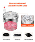 Moonshine Still 5 Gallon Alcohol Distiller with Thumper Keg 8W Pump