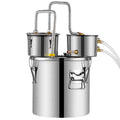 Moonshine Still Water Alcohol Distiller 8Gal w/Thumper Keg & 8W Water Pump