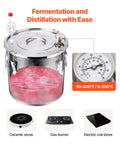 Moonshine Still 8 Gallon Alcohol Distiller Thumper Keg Water Pump