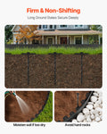 Landscape Edging 3000cm x 4cm Plastic Garden Border 120 Spikes UV