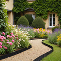 Plastic Garden Edging 2000x10cm 30 Spikes UV-Resistant Lawn Border