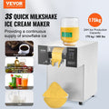 Commercial Snowflake Ice Machine 385LBS/24H Stainless Steel