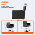 Barber Chair Heavy Duty Hydraulic Swivel Black 330lbs Salon Hair