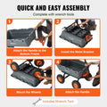 Poly Garden Dump Cart 544kg Capacity Steel Frame 13