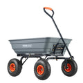 Poly Garden Dump Cart 272kg Capacity Steel Frame 10