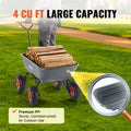 Poly Garden Dump Cart 272kg Capacity Steel Frame 10