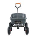 Poly Garden Dump Cart 272kg Capacity Steel Frame 10