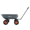 Poly Garden Dump Cart 272kg Capacity Steel Frame 10
