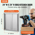 BBQ Access Door 610x610mm Stainless Steel Flush Mount Outdoor