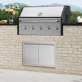 BBQ Access Door 762x532mm Stainless Steel Outdoor Kitchen Flush Mount