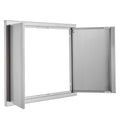BBQ Access Door 787x609mm Stainless Steel Flush Mount Outdoor