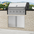 BBQ Access Door 914x610mm Stainless Steel Flush Mount Outdoor Kitchen