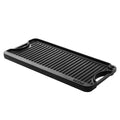 Cast Iron Reversible Grill Griddle 20x10 inch Portable Black