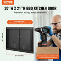 BBQ Access Door 762x533mm Double Flush Mount Outdoor Kitchen