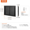 BBQ Access Door 762x533mm Double Flush Mount Outdoor Kitchen