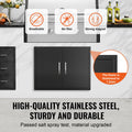 BBQ Access Door 788x610mm Double Outdoor Kitchen Flush Mount
