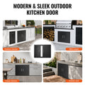 BBQ Access Door 788x610mm Double Outdoor Kitchen Flush Mount