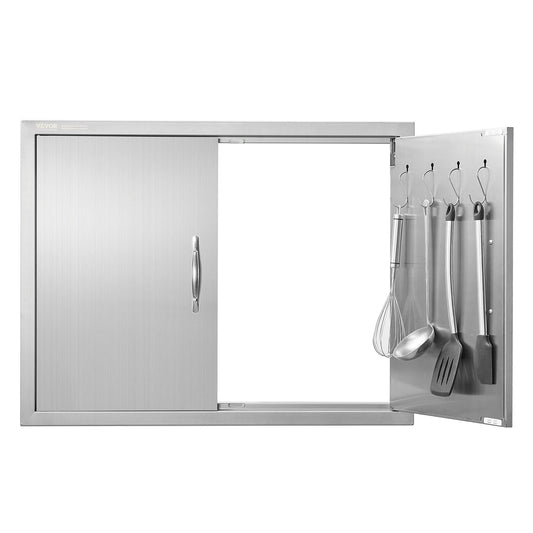 BBQ Access Door 787x609mm Stainless Steel Double Outdoor Kitchen
