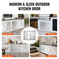 BBQ Access Door 787x609mm Stainless Steel Double Outdoor Kitchen