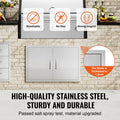 BBQ Access Door 838x558mm Stainless Steel Flush Mount Outdoor