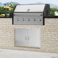 BBQ Access Door 838x558mm Stainless Steel Flush Mount Outdoor