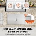 BBQ Access Door 915x533mm Stainless Steel Flush Mount