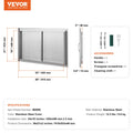 BBQ Access Door 915x533mm Stainless Steel Flush Mount