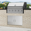 BBQ Access Door 915x533mm Stainless Steel Flush Mount