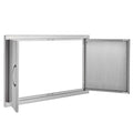 BBQ Access Door 915x533mm Stainless Steel Flush Mount