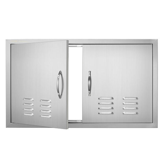 BBQ Access Door 914x534mm Stainless Steel Flush Mount Outdoor