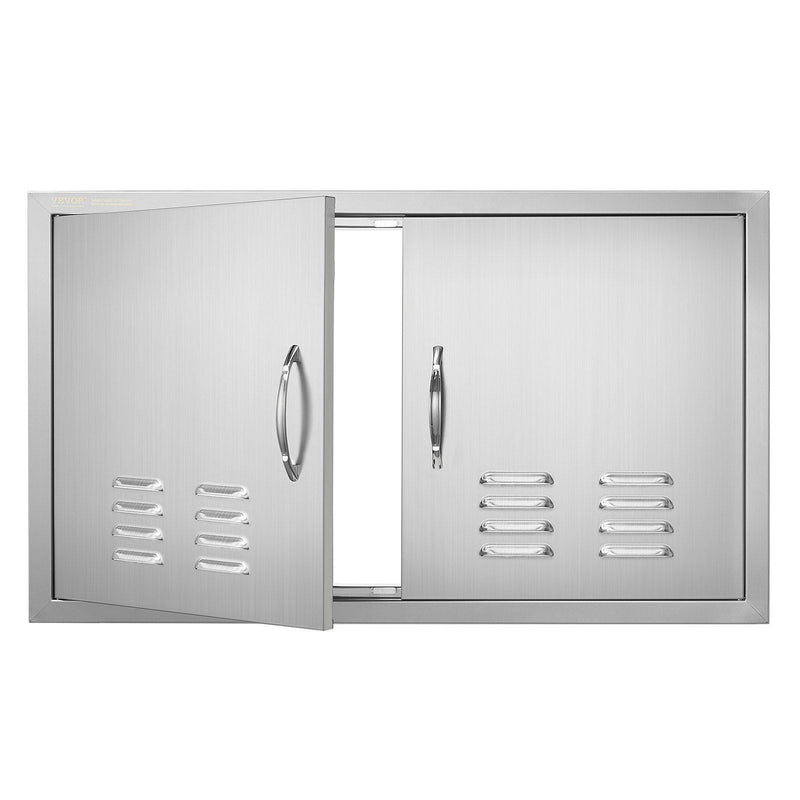 BBQ Access Door 914x534mm Stainless Steel Flush Mount Outdoor