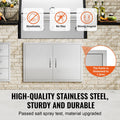 BBQ Access Door 915x610mm Stainless Steel Flush Mount Outdoor