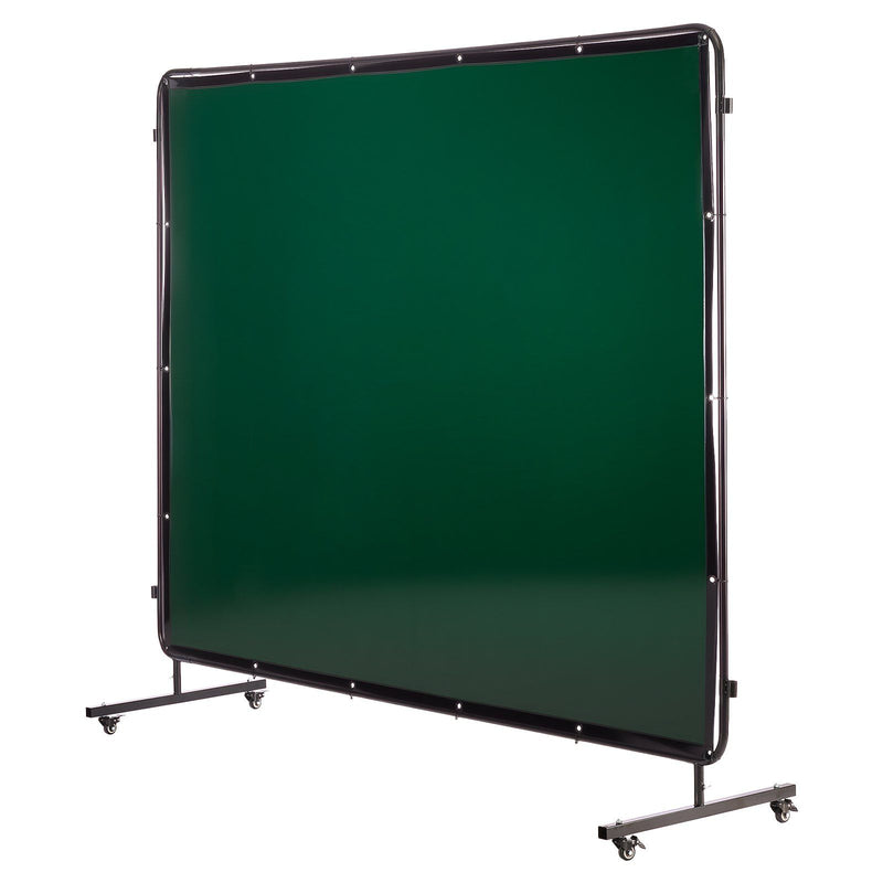 Artiss 3-Panel Welding Screen 1.74x2.34m Flame-Resistant Dark Green