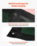 Artiss 3-Panel Welding Screen 1.74x2.34m Flame-Resistant Dark Green