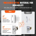Double Door Handle Set Satin Nickel Square Lever Heavy Duty