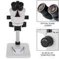 3.5X-90X Trinocular Stereo Microscope Pillar Stand Lab