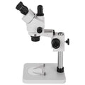 3.5X-90X Trinocular Stereo Microscope Pillar Stand Lab