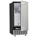 Undercounter Ice Maker 80kg/Day Stainless Steel Reversible Door